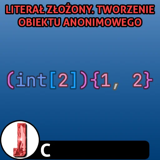 Literał złożony w języku C
