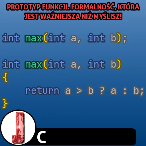 Prototyp funkcji w języku C