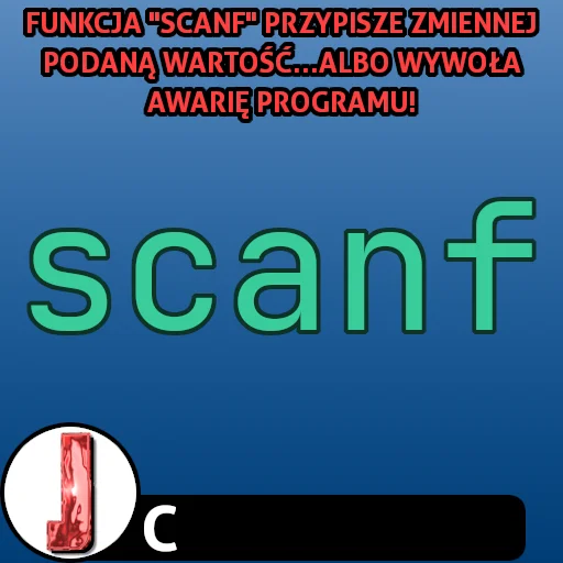 scanf w języku C