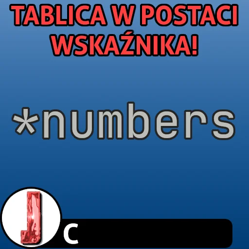 Tablica jako wskaźnik w języku C