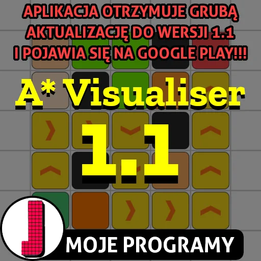 Pierwsza aktualizacja A* Visualiser