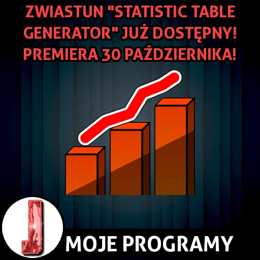 Zwiastun Statistic Table Generator