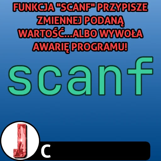 scanf w języku C