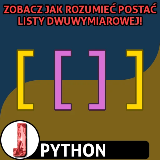 Lista dwuwymiarowa w języku Python
