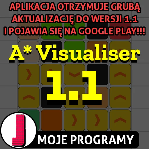 Pierwsza aktualizacja A* Visualiser