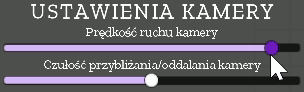Regulacja prędkości ruchu kamery w "A* Visualiser"