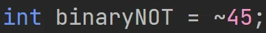 Negacja bitowa w programowaniu