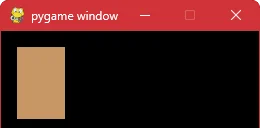 Rysowanie prostokąta przy użyciu metody "rect" w "pygame"