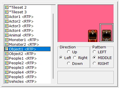 Konfiguracja grafiki otwartej skrzyni w "RPG Maker 2000"/"RPG Maker 2003"