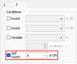 Konfiguracja karty zdarzeń otwartej skrzyni w "RPG Maker XP" Konfiguracja karty zdarzeń otwartej skrzyni w "RPG Maker XP"