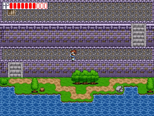 Zrzut ekranu z programu "RPG Maker 2000"