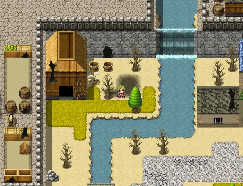 Zrzut ekranu z programu "RPG Maker MV"