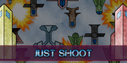 Logo gry "Just Shoot" Logo gry "Just Shoot"