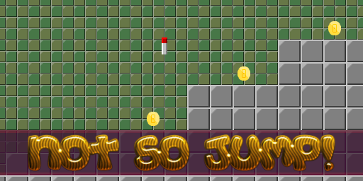 Logo gry "Not So Jump!"