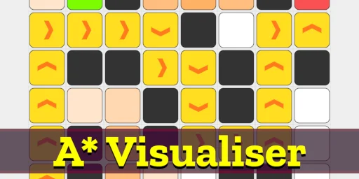 Logo "A* Visualiser" Logo "A* Visualiser"